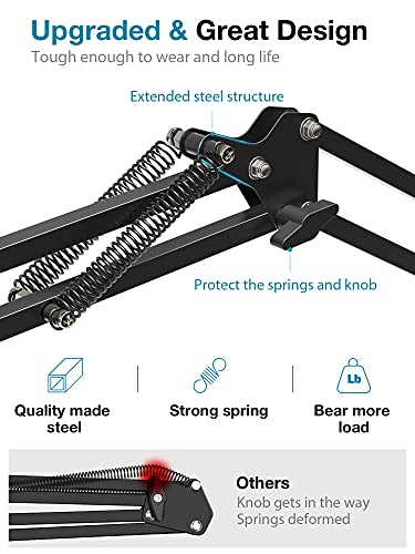 InnoGear Webcam Stand, Suspension Boom Scissor Arm Stand for Logitech Webcam BRIO C920 C920S C922 C922x C925e C930 C930e, 1/4"-3/8" and 3/8"-5/8"... - Image 6