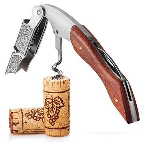 Igrome Tire-Bouchon Professionnel - Couteau de Sommelier en Acier Inoxydable de qualité Limonadier de qualité - pour Sommelerie Restauration Hotellerie