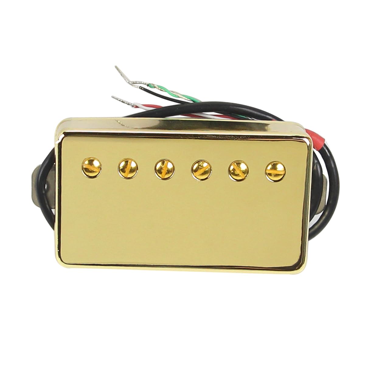 FLEOR Humbucker Doppelspulen-Tonabnehmer, Hals- und Steg-Tonabnehmer, Keramikmagnet, kompatibel mit E-Gitarre im LP-Stil, Ersatz für Gitarrenteile, Gold