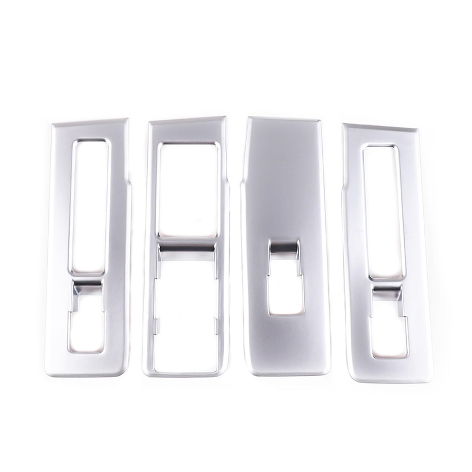 Vetjmua Silver Interior Trim For Land For Rover For Range For Rover For Vogue L460 2023 2024 Car Door Glass Lift Button Decorative Frame Sticker Accessories Cover Trim Sticker(Silver)