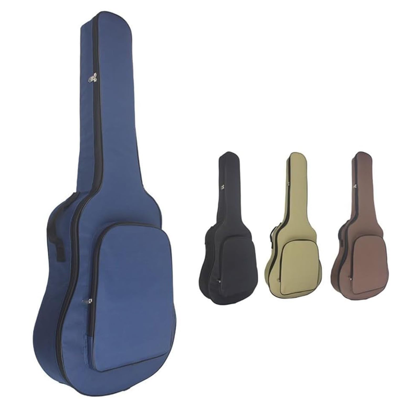 Custodia per Chitarra Acustica, Impermeabile 40/41 Pollici Resistente Imbottita Protettiva per Chitarra Acustica Classica Tracolla Regolabile Custodia Morbida per Chitarra Acustica (Nero)