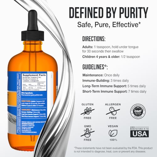Sovereign Silver Immune Support, Colloidal Silver, 8 fl oz (236 mL) - image 4