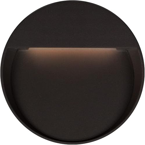 Kuzco Lighting EW71209-BK Mesa - 21W LED de montaje en pared al aire libre - 8.75 pulgadas de ancho, color acabado negro
