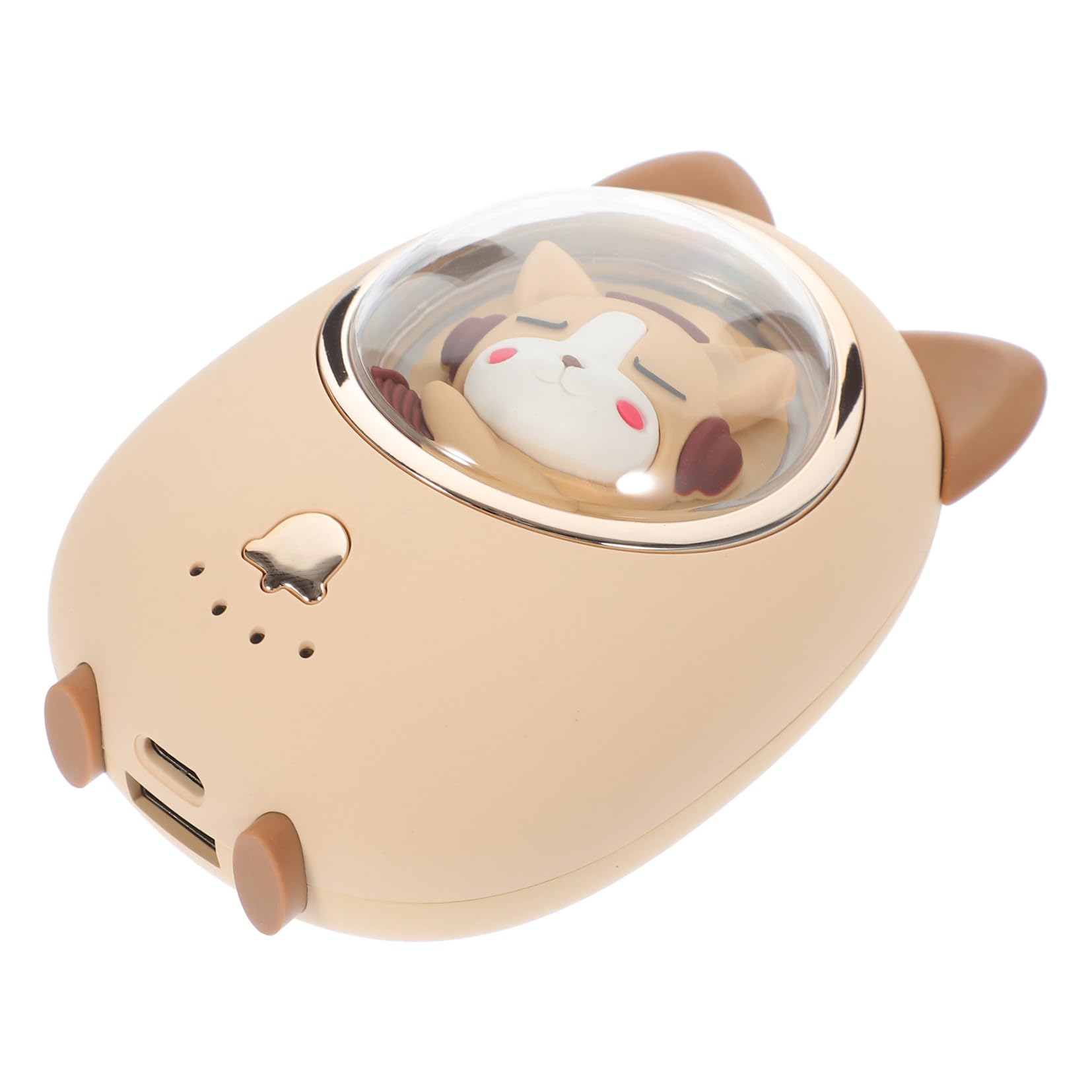 YARNOW Scaldamani USB Ricaricabile Portatile Mini Scaldamani Protezione Contro Surriscaldamento e Funzione Power Bank per Campeggio Escursionismo e Regalo per Donne