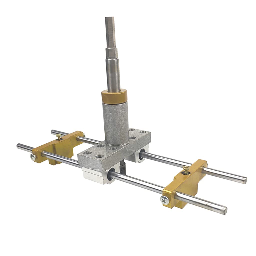 Kit de instalación de Cerradura de Puerta portátil Kit de Apertura de Orificio de Cerradura de Puerta Plantilla de mortaja para Puertas de Madera Que abren Cerradura excéntrica