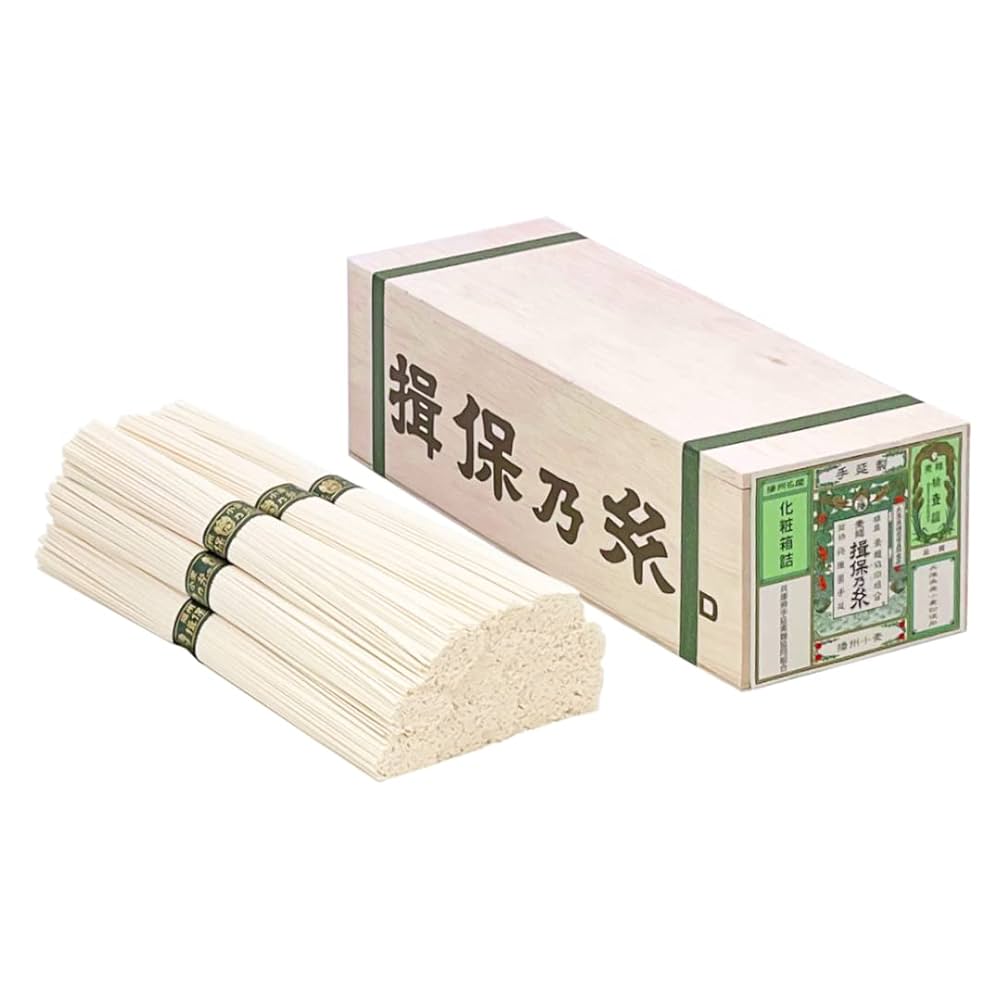 Amazon.co.jp: 手延素麺 揖保乃糸 播州小麦 50g×12束 そうめん