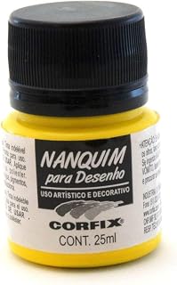TINTA NANKIN 25ML CORFIX AVULSO AMARELO 308