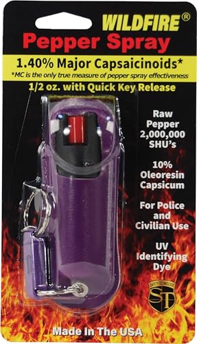 WildFire 1.4% MC 1/2 oz Halo Rhinestone Holster Purple