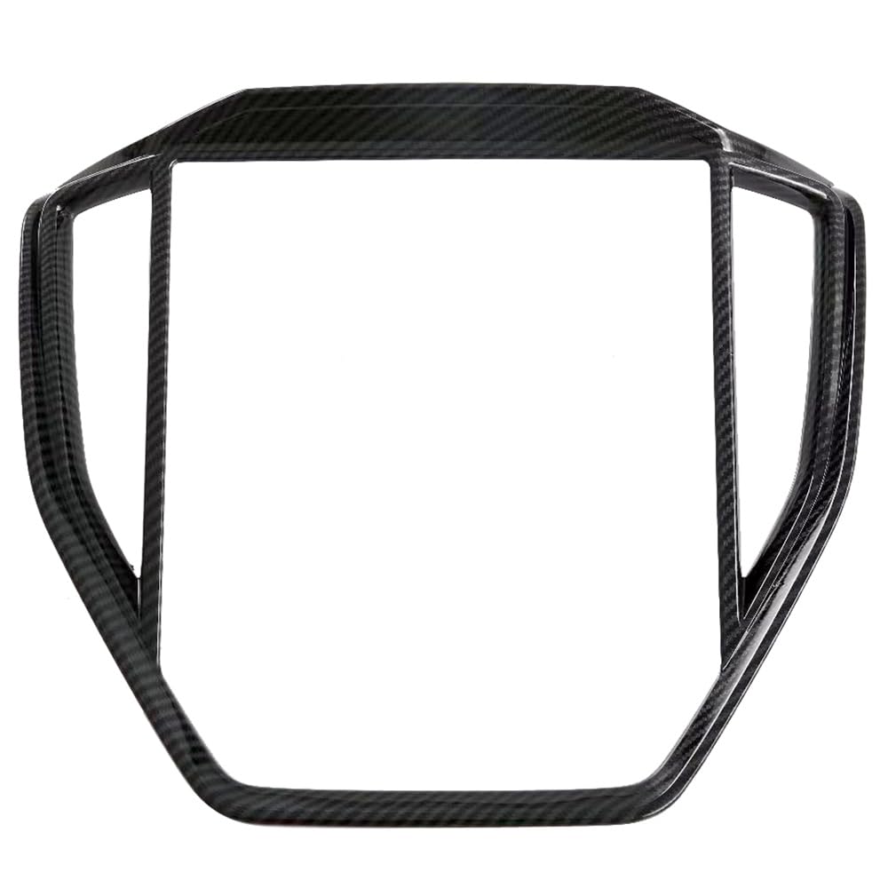 2024 2025 for subaru crosstrek gu dashboard console gps navigation decorative cover trim abs carbon black interior car accessories 1pcs (not fit navigation with camera)