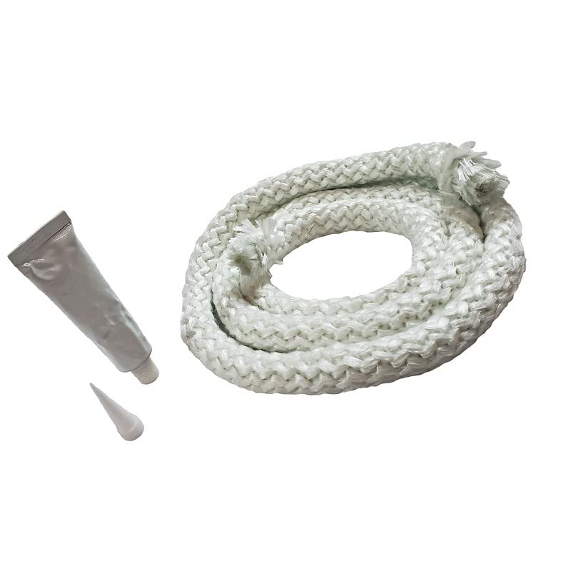 ARS (new) Kit w/adhesive - 724-6K KOZI KSH Pellet Stove Door Rope Gasket Seal 5/8" x 6' + full model list