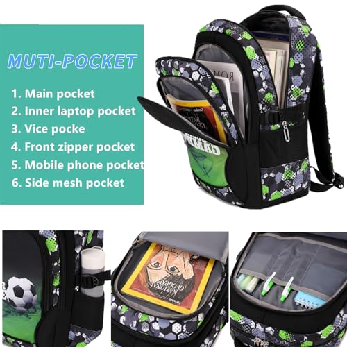 Image of Ladyzone Camo School Backpack Lunch Box Set Lightweight Schoolbag Travel Camp Outdoor Daypack