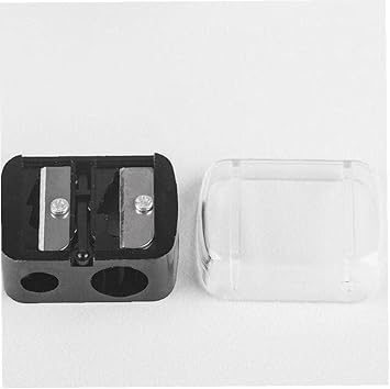 Cosmetic Pencil Sharpener - Double Eyeliner & Makeup Sharpeners for Eyebrow, Eye, Lip Liners - Professional Design