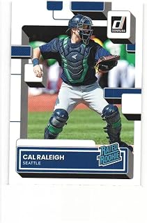 CAL RALEIGH 2022 Panini Donruss Rated Rookie #39 Baseball Rookie Card RC Seattle Mariners