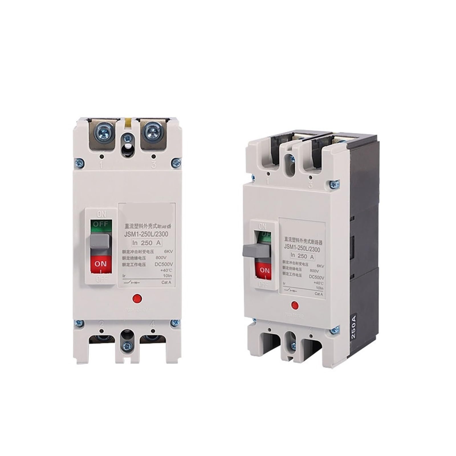 Disjoncteur 2P DC 100A pour sécuriser l'alimentation solaire autonome