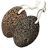 Simply Prima Bimssteine für die Fußpflege (2 Stück) - Hornhaut Entferner, Callus Remover, Hornhautschaber, Pumu, Pumice Stone für velvet smooth Fusspflege, Hornhauterntfernung und Fusspeeling.
