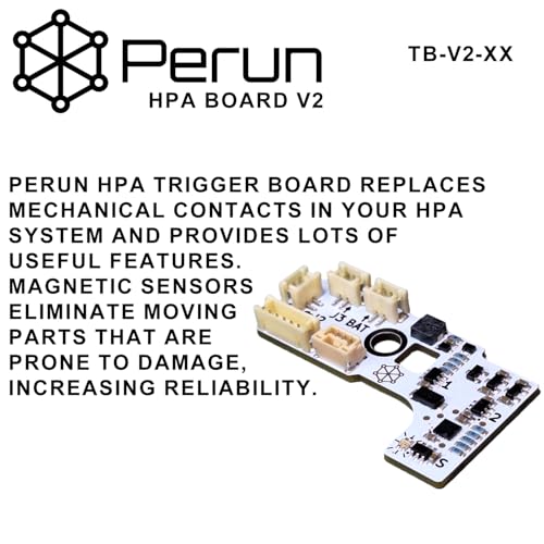 Image of Perun Mosfet Upgrade for AEG Airsoft Rifle V2 Tokyo Marui Gearbox V3, G&G ETU Gearbox, Krytac Kriss Vector, VFC G28 /HK417 Gearboxes, and HPA Systems - Programmable Fire Modes, Precocking, DMR Mode