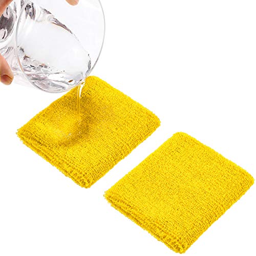 Image of Bememo 6 Pcs Neon Sports Sweatbands Set Sports Competitions Sweatbands 2 Headband 4 Wristbands Breathable Terry Cloth Athletic Bands for Team Soccer Spirit 80s Costumes Cosplay