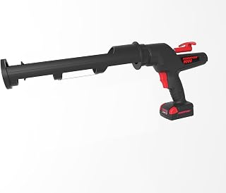 Heavy Duty Caulking Gun | 12V Cordless Drive | 29oz Cartridges 856ml 1 Quart | No Drip Dripless Professional Calking for Painters, DIYers, Automotive, Contractors
