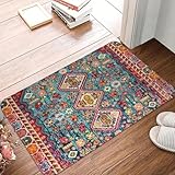 ➤Tappetino multiuso: i tappetini resistenti sono ampiamente utilizzati per decorare l'ingresso di casa, come zerbini per porte d'ingresso interne e zerbini per cucina, bagno, camera da letto, soggiorno, zerbini per porte sul retro, garage, ingresso del patio, porta del portico, ufficio e altri luoghi.