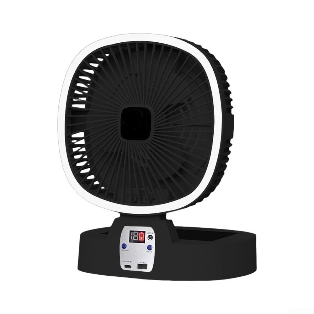 Ventilatore da campeggio silenzioso con telecomando e luce (3)