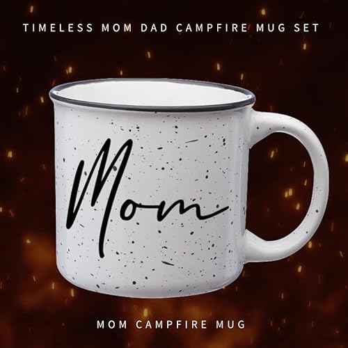 Mom Dad Campfire Mug Set - New Parents Couples Gifts - Pregnancy Announcement - Gift Ideas For Expecting Parents - Top Mom And Dad Gift Set For New Parents - Baby Shower #TOP2