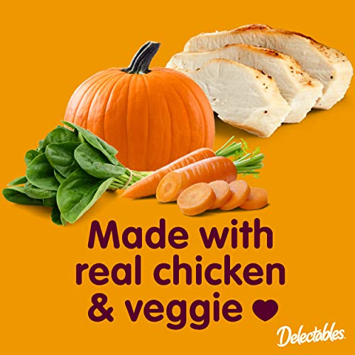 Image of Delectables Non-Seafood StewLickable Wet Cat Treats, Chicken & Veggies - 1.4 Ounce (Pack of 12)