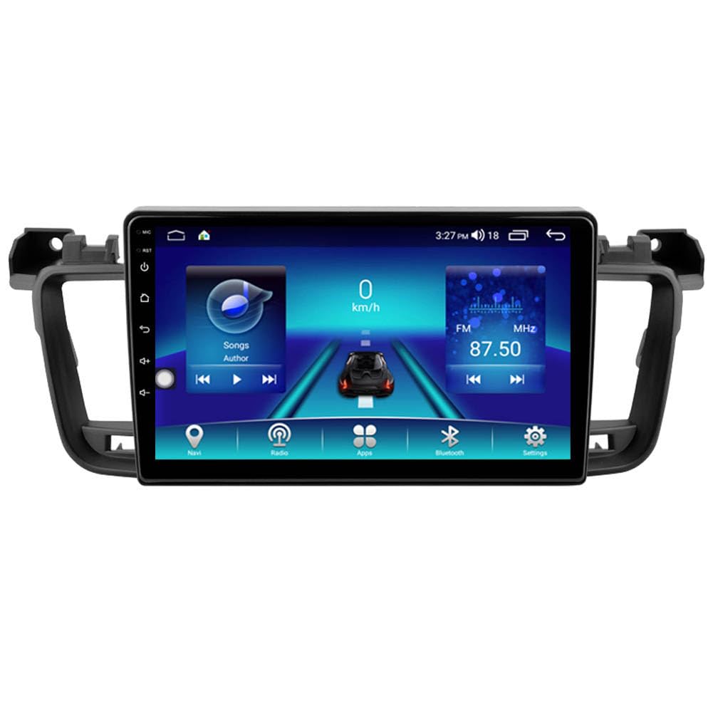 Radio Android Para Peugeot 508 (2011-2018) Con Pantalla Táctil HD De 9" | Wireless CarPlay, Android Auto, GPS, WiFi, Bluetooth Y EQ