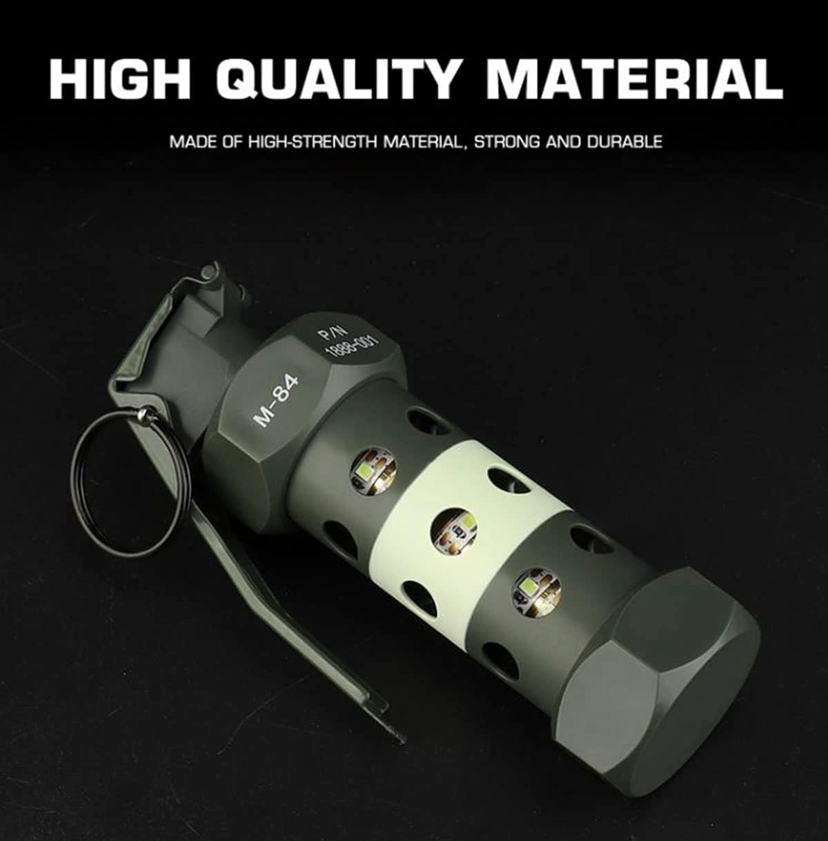 Camping Lantern Tactical Lantern Flashlight Battery Powered Waterproof Tent Light for Survival Hiking Fishing Emergency Lighting Outages CS Cosplay