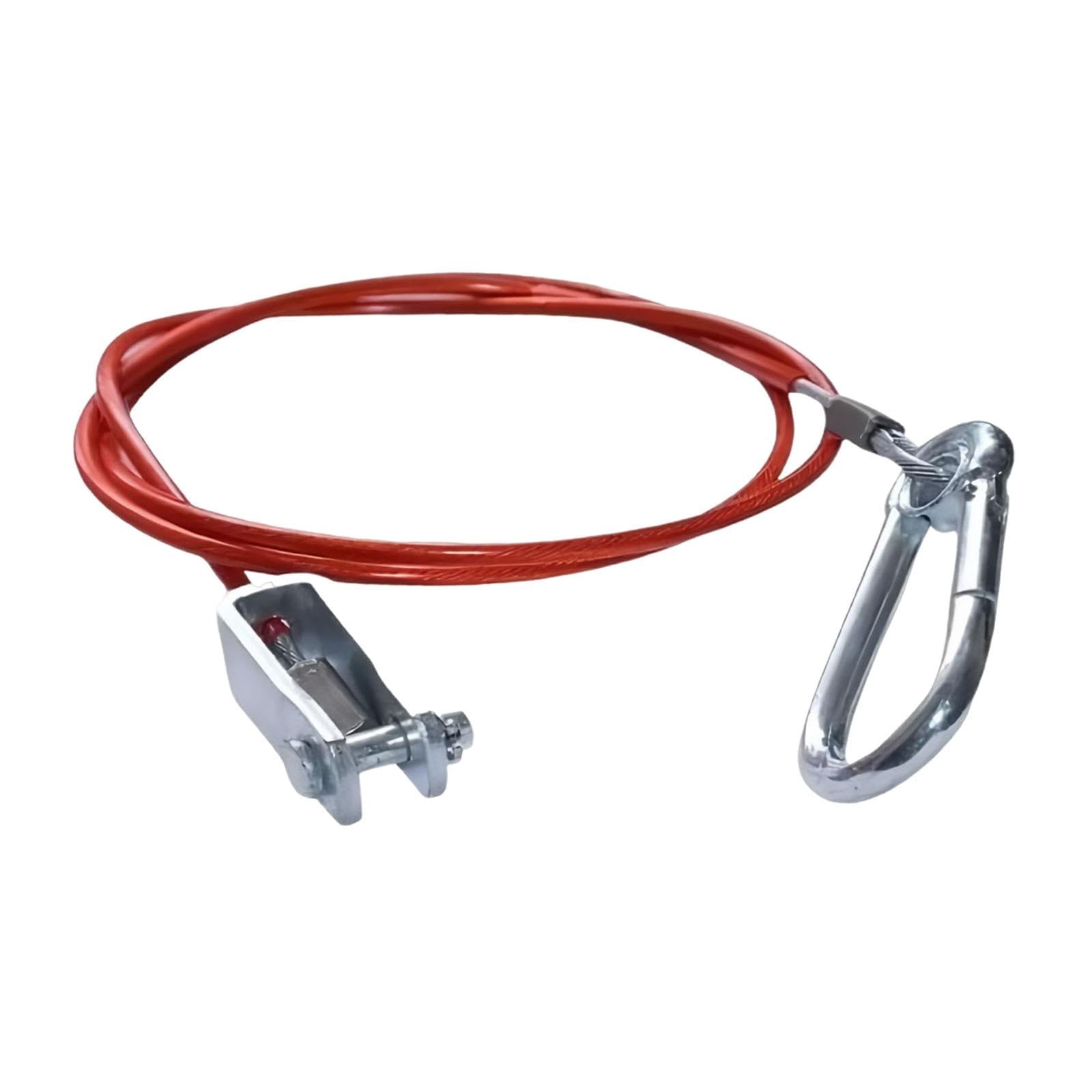 100cm Trailers Handbrake Cord Professional Sturdy Red Vinyl Coated Wire Rope Motors| Parts & Accessories| RV Trailer & Camper Parts| Towing Systems | Parts & Accessories-image-15