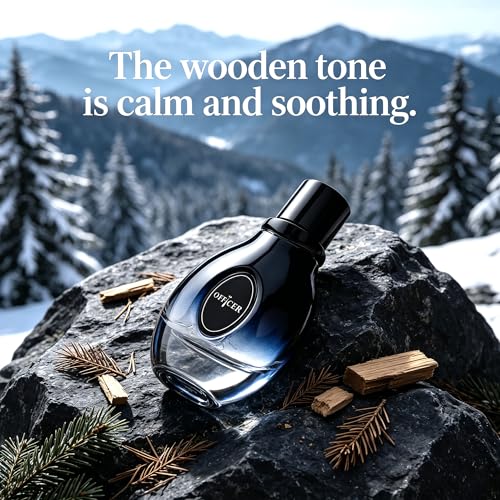 Image of A CENTER Officer Men's Cologne | 100ml Woody Fougere Eau de Parfum | Fresh Bergamot & Leather Scent | Premium Cologne Gift for Him