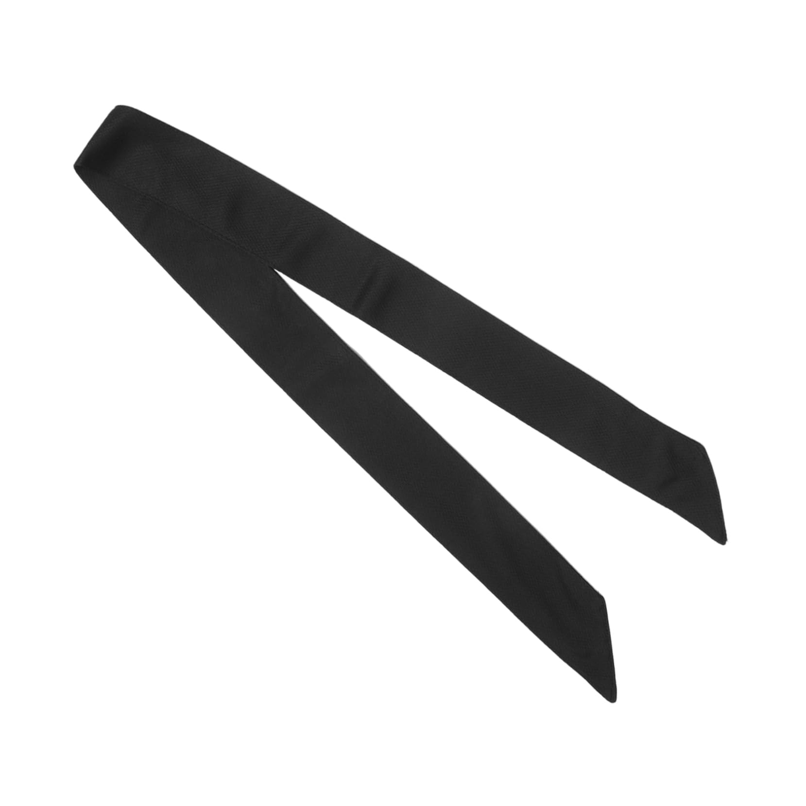 Sportstirnband Schwarz aus Polyesterfaser für Yoga und Karate