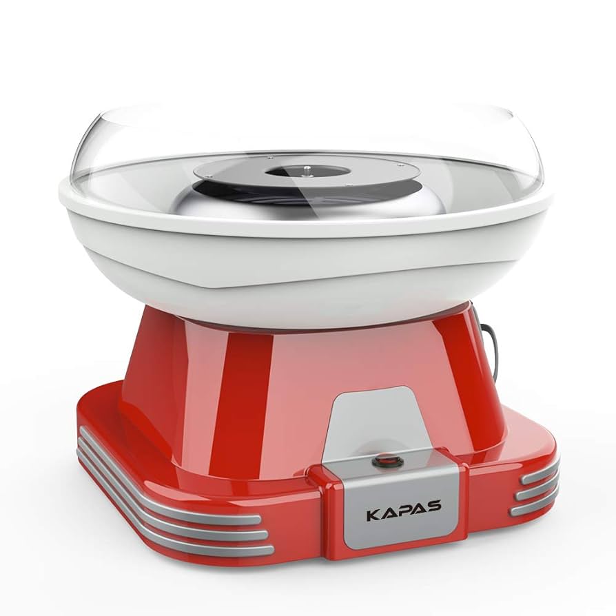 Amazon.com: KAPAS Cotton Candy Maker, Red Candyfloss Machine