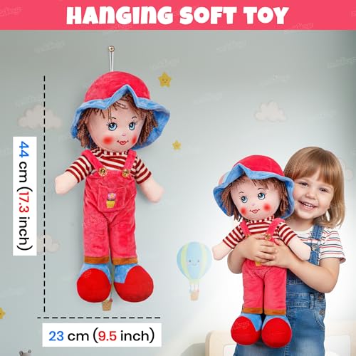 Image of Zest 4 Toyz Doll for Girls (44 cm) Big Size Doll | Soft Doll Toy Gift for Kids | Big Size Stuffed Toy for Kids & Toddlers | Birthday Gifts for Girls - Multicolor