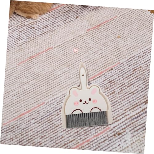 AUTSUPPL 2 Satz Mini Besen Set mit Kehrschaufel Kompakt und Leicht aus Langlebigem und Pet für Tisch Ecken und Kleine Verschmutzungen Tragbar und Praktisch für Haushalt und Büro – Bild 7