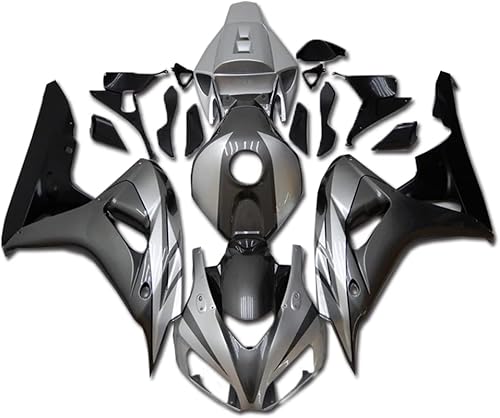 US STOCK Gris Carenado Ajuste para HONDA 2006 2007 CBR1000RR CBR 1000RR Inyección ABS Plásticos Aftermarket Carrocería Kit Set 06 07