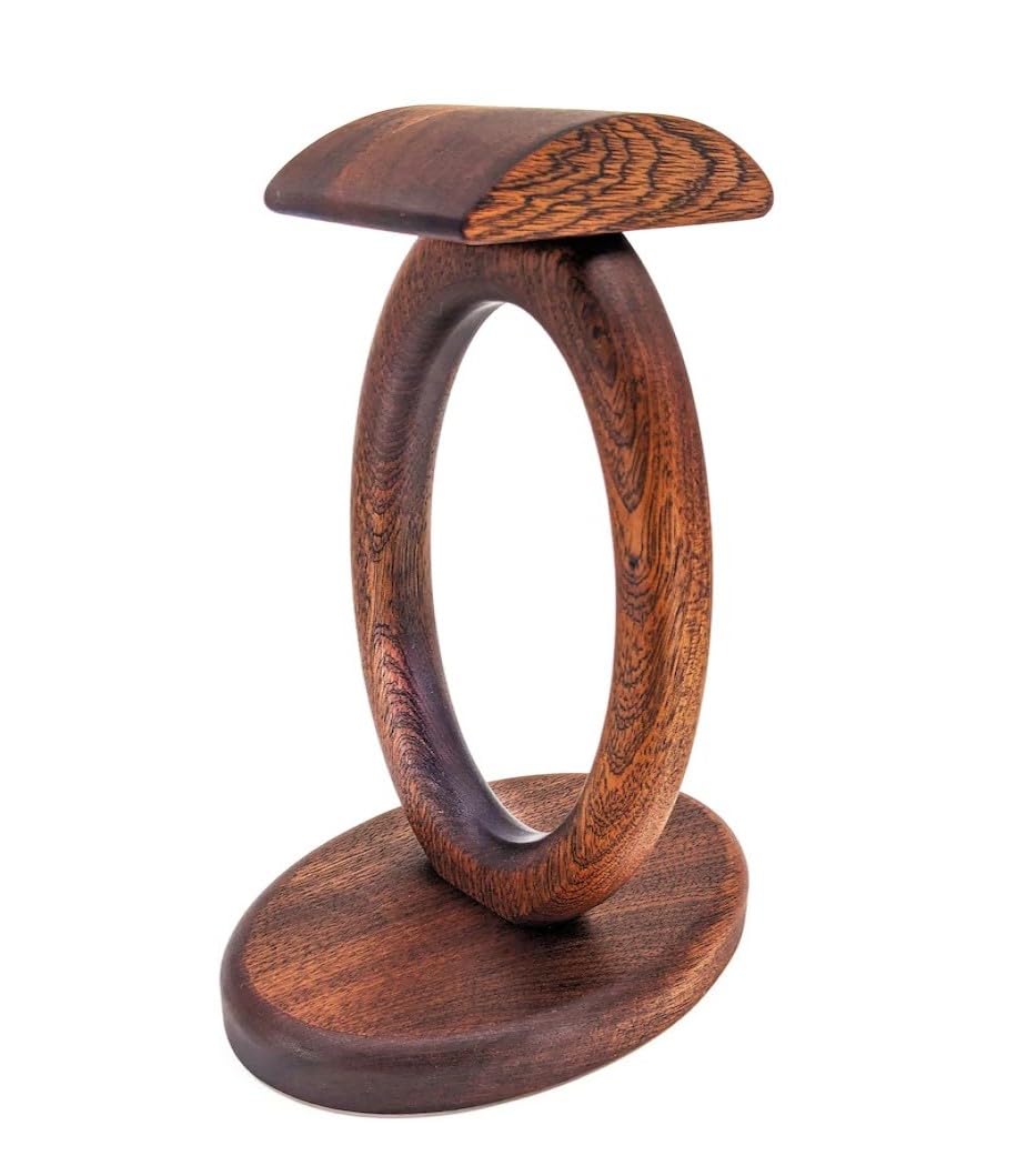 ᵀᴹ Headphone Stand Music Station Heaphone Dock Wooden Headphone Holder The Perfect Great Gift for Music Audio Lover - Ring Shape
