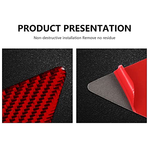 Car Door Handles Sticker For Ford Mustang 2015 2016 2017 2018 2019 2020 2021 2022 2023 Carbon Fiber Accessories #TOP4