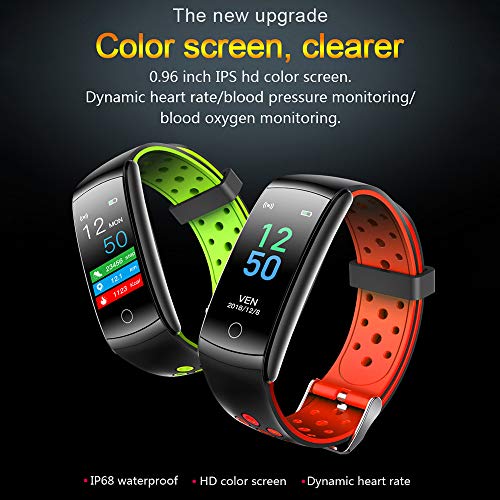 Ajcoflt Q8L Fitness Pulseira Inteligente Tela Colorida IP68 Impermeável Monitoramento Dinâmico da Fr