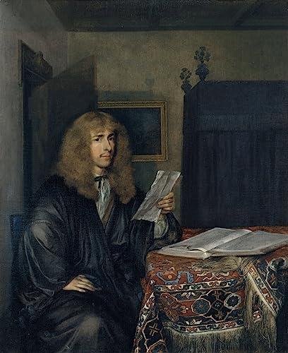 Affiche toile portrait d'un homme lisant Gerard Ter Borch 60x90