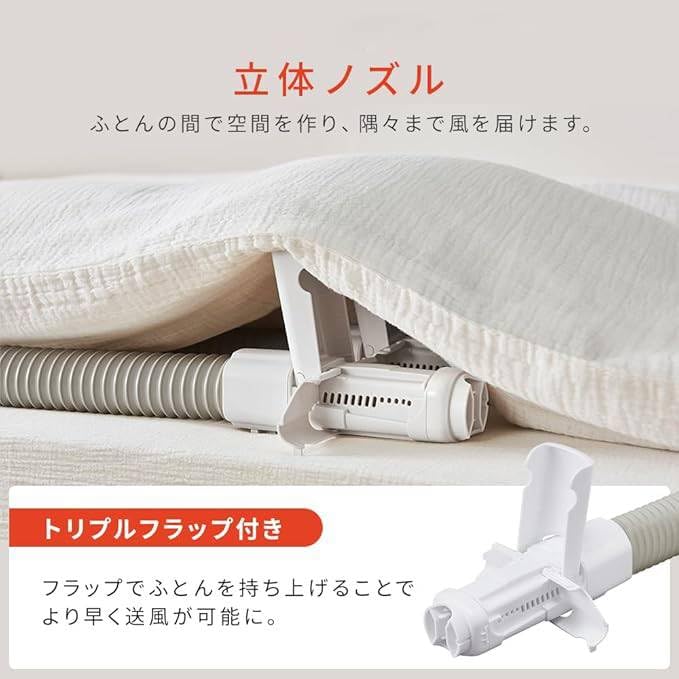Amazon.co.jp: ふとん乾燥機 ツインノズル 靴乾燥 ダニ退治 アロマ