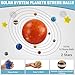 12 Piece Solar System Stress Balls Set with Mesh Carry Bag – Educational Stress Relief Toys Featuring Planets & Stars – Fun Learning Tool for Kids & Adults