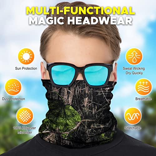 Image of JOEYOUNG Headwear, Bandana, Neck Gaiter Head Wrap Headband Balaclava Magic Scarf
