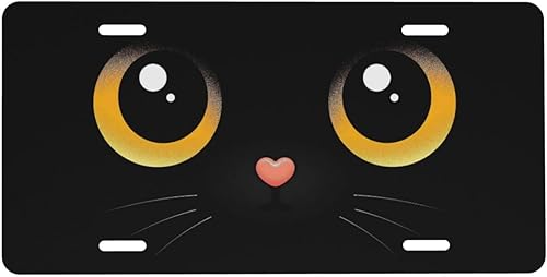 Miniatura 13 de Blessed Life - Placa de matrícula de aluminio con corazón dorado de 6 x 12 pulgadas, cubierta de metal para placa frontal de automóvil, accesorio de