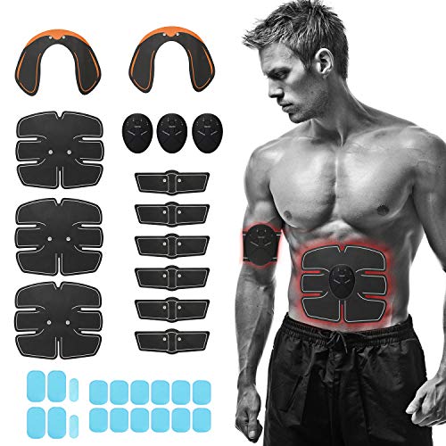 Estimulador muscular, Andoer 32pcs EMS Ultimate Muscle Stimulator Training Gear