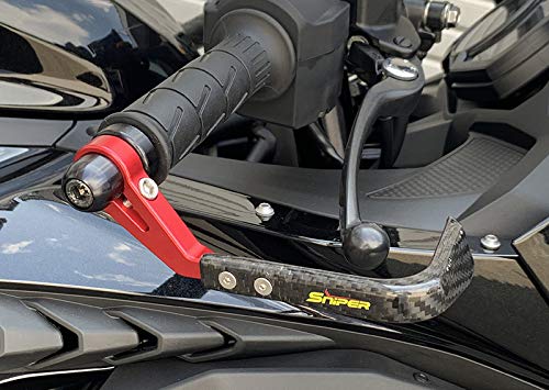 Amazon.co.jp: NINJA ZX-25R カーボンブレーキレバーガード 赤