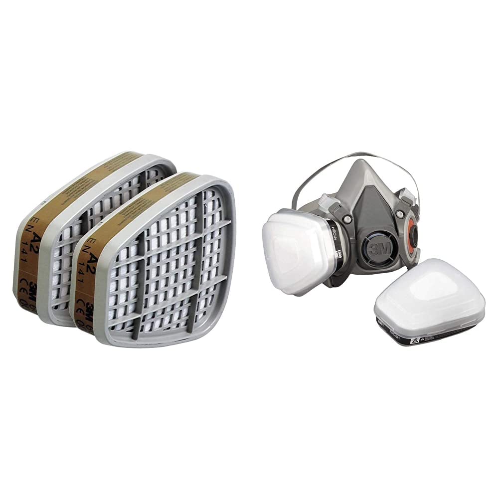 3M 70071617933 Gas- und Kombi A2 Partikelfilter, 8 Stück 