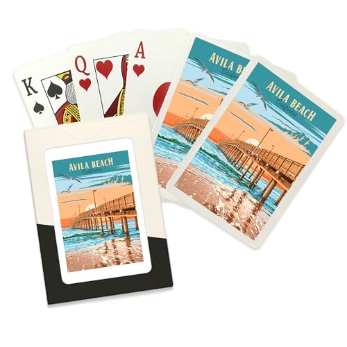 Lantern Press 52 cartas poker Avila Beach California