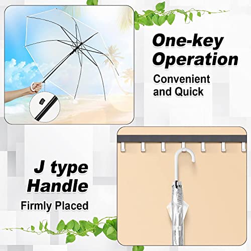 Nexeque Transparent Umbrella, Durable WindResistant Umbrella with