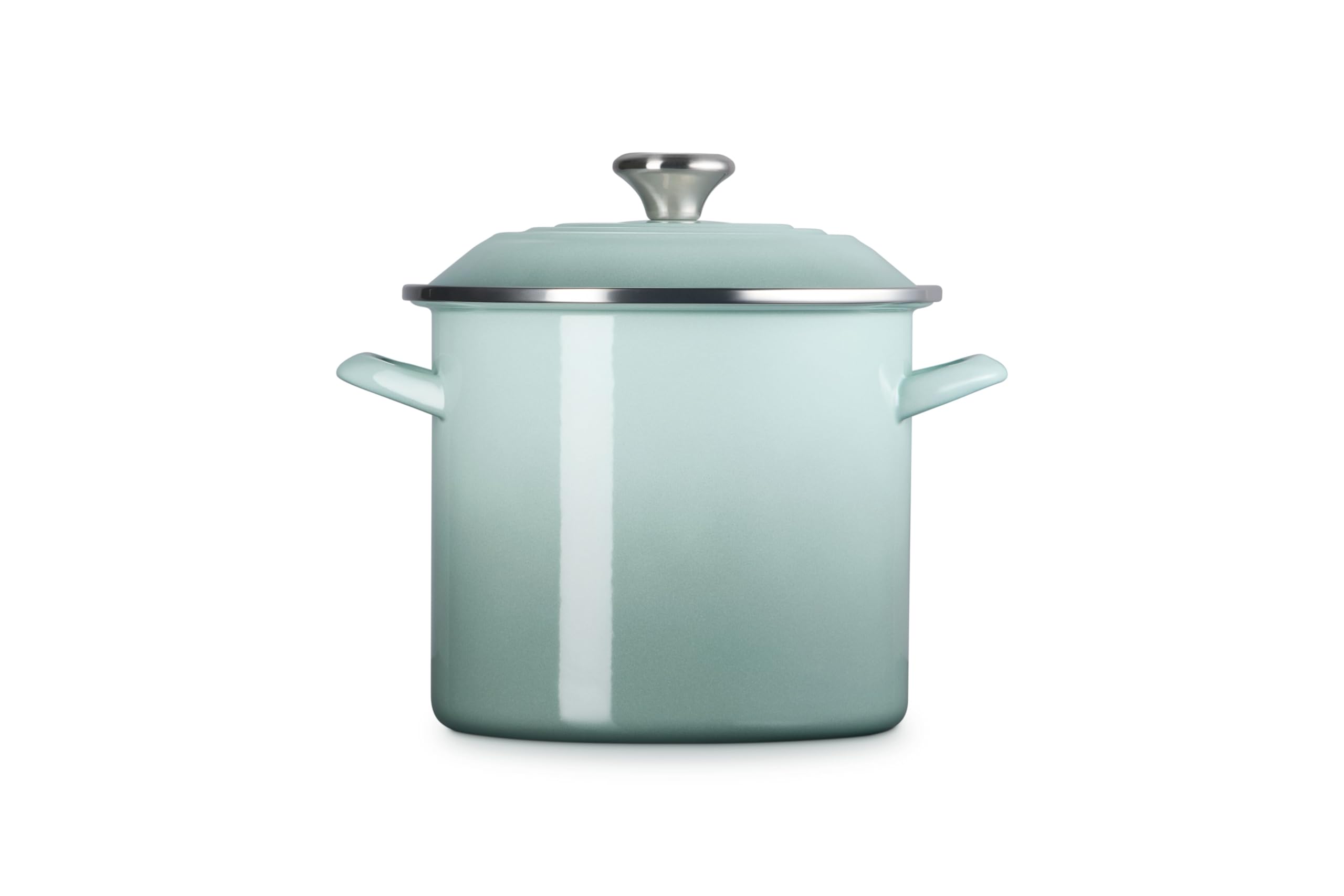Le Creuset Pentola tradizionale smaltata in acciaio, 2,7 l, con pomello in acciaio inox