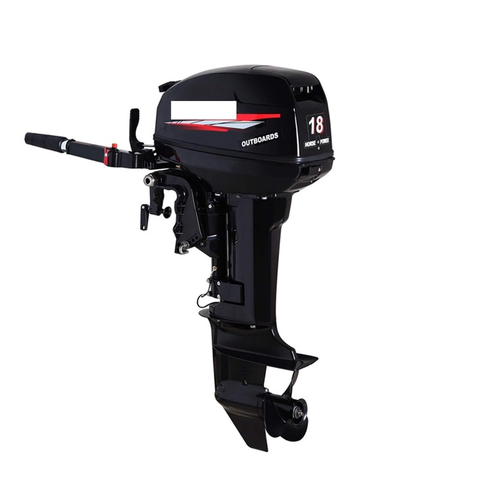 CVFRDD Boat Motor, Outboard Motor， 2Stroke 12horsepower Brushless Electric For Boat Motor